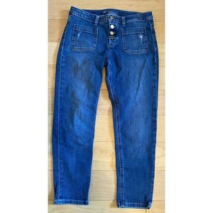 Michael Kors high rise cropped jeans size 10